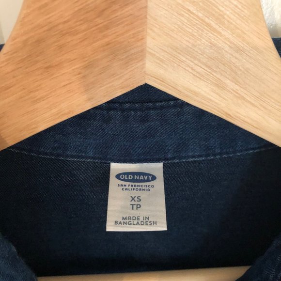 Old Navy Denim Shirt Dress - Picture 2 of 14